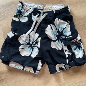 Mens Hollister Swim Board Shorts 32 floral design